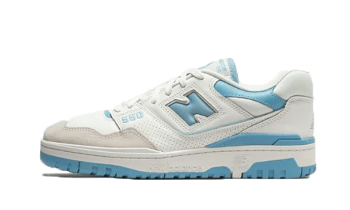New Balance 550 White Blue Haze Rain Cloud