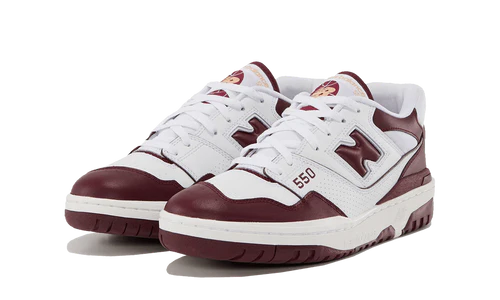 New Balance 550 White Burgundy (BB550BZ1) | TheSneakerWay