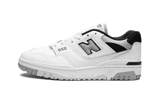 New Balance 550 White Concrete Black