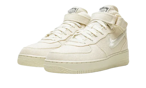 Nike Air Force 1 Mid Stussy Fossil (DJ7841-200) | TheSneakerWay