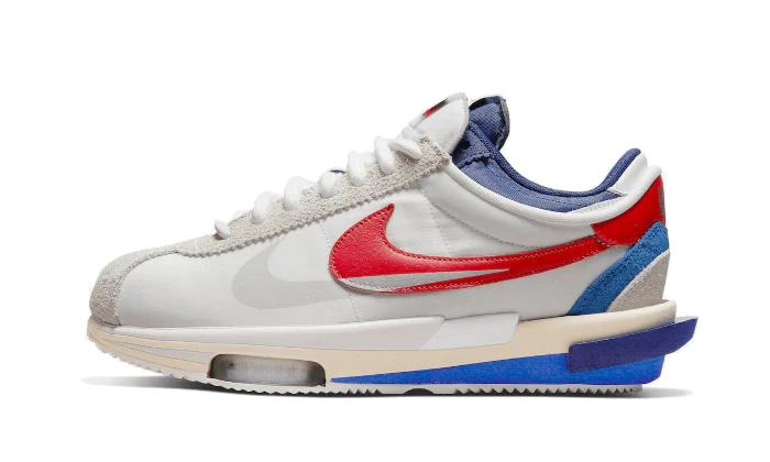 Nike Zoom Cortez SP sacai White University Red Blue