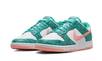 Nike Dunk Low Snakeskin Washed Teal Bleached Coral (DR8577-300) | TheSneakerWay
