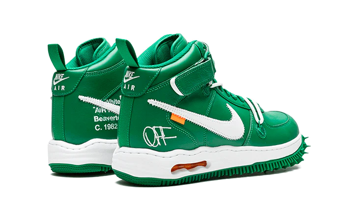 Nike Air Force 1 Mid Off-White Pine Green (DR0500-300) | TheSneakerWay
