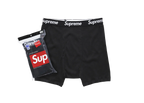 Supreme Hanes Boxer Briefs (4 Pack) Black