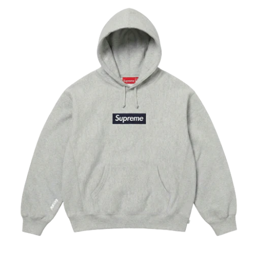 Supreme Box Logo Hooded Sweatshirt (FW25) Heather Grey