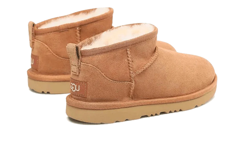 UGG Classic Ultra Mini Chestnut (Kids) (1130750K-CHE) | TheSneakerWay