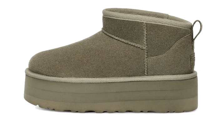 UGG Classic Ultra Mini Platform Boot Moss Green (Women's) (1135092-MSG) | TheSneakerWay
