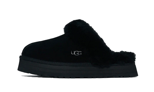 UGG Disquette Slipper Black (Women's) (1122550-BLK) | TheSneakerWay