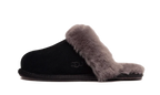 UGG Scuffette II Slipper Black Grey (Women's) (1106872-BCGR) | TheSneakerWay