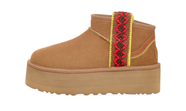 UGG Classic Ultra Mini Braid Boot Chestnut (Women's) (1138491-CHE) | TheSneakerWay